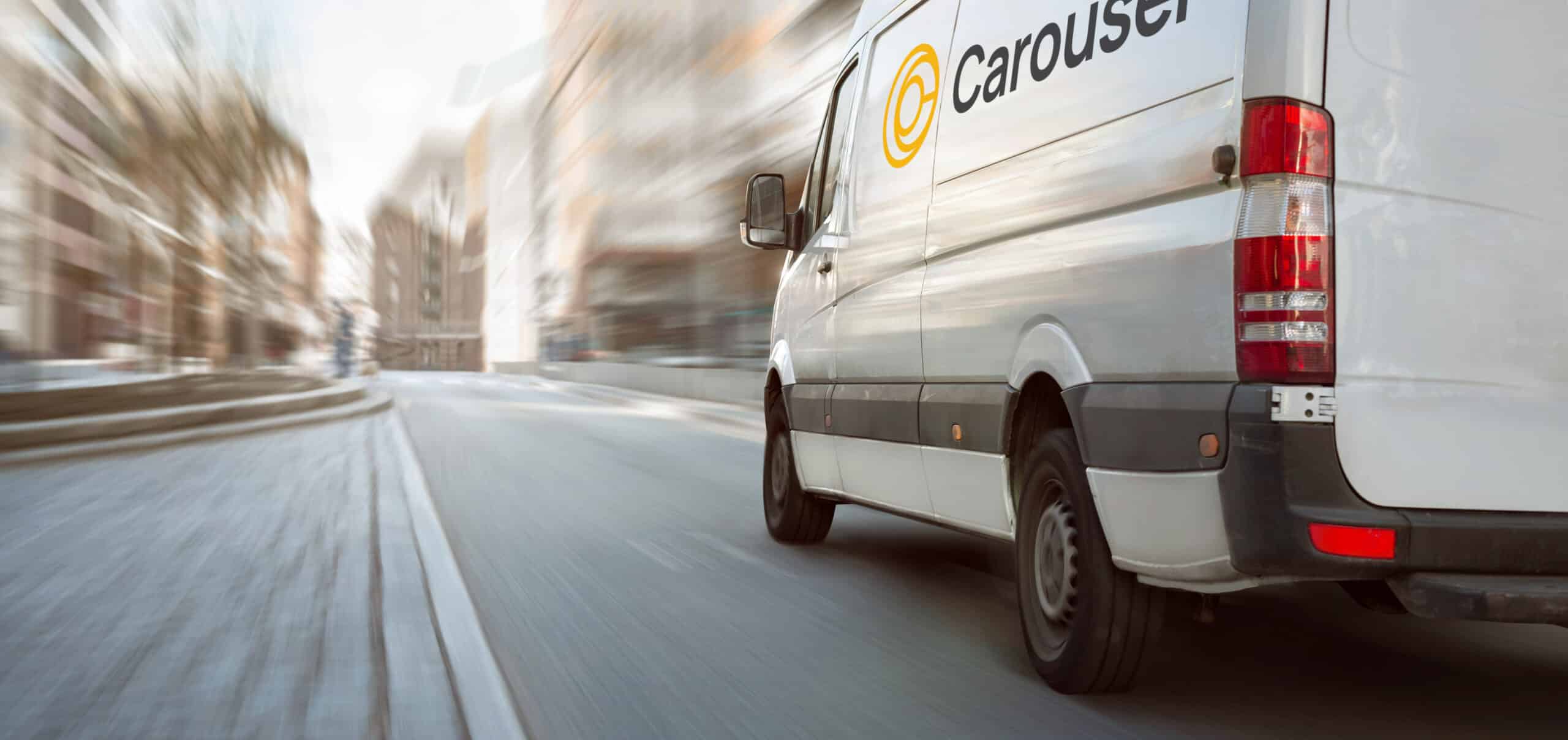 Carousel van on the final mile of a delivery