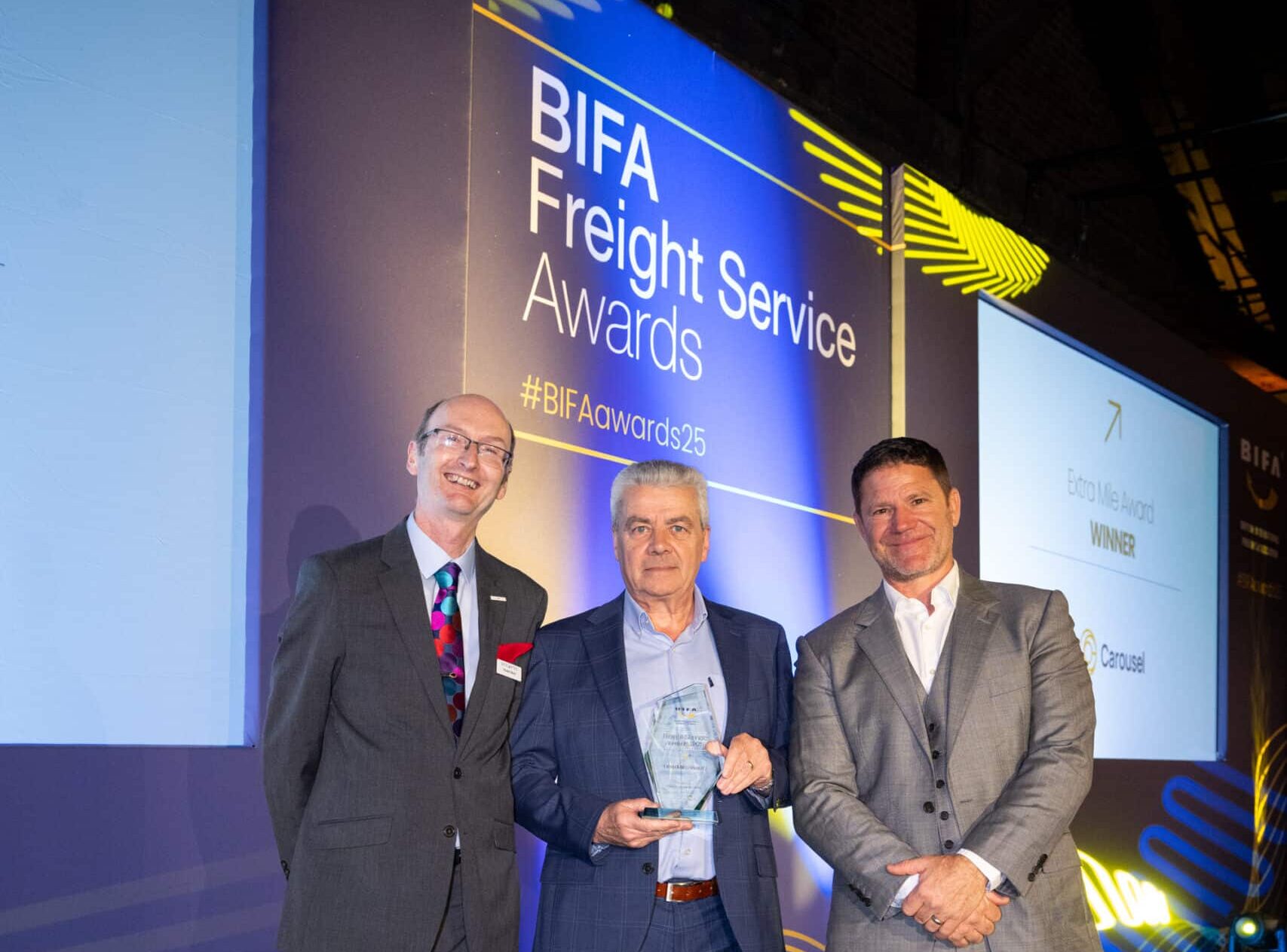 BIFA150125 - Extra Mile winner Carousel Logistics